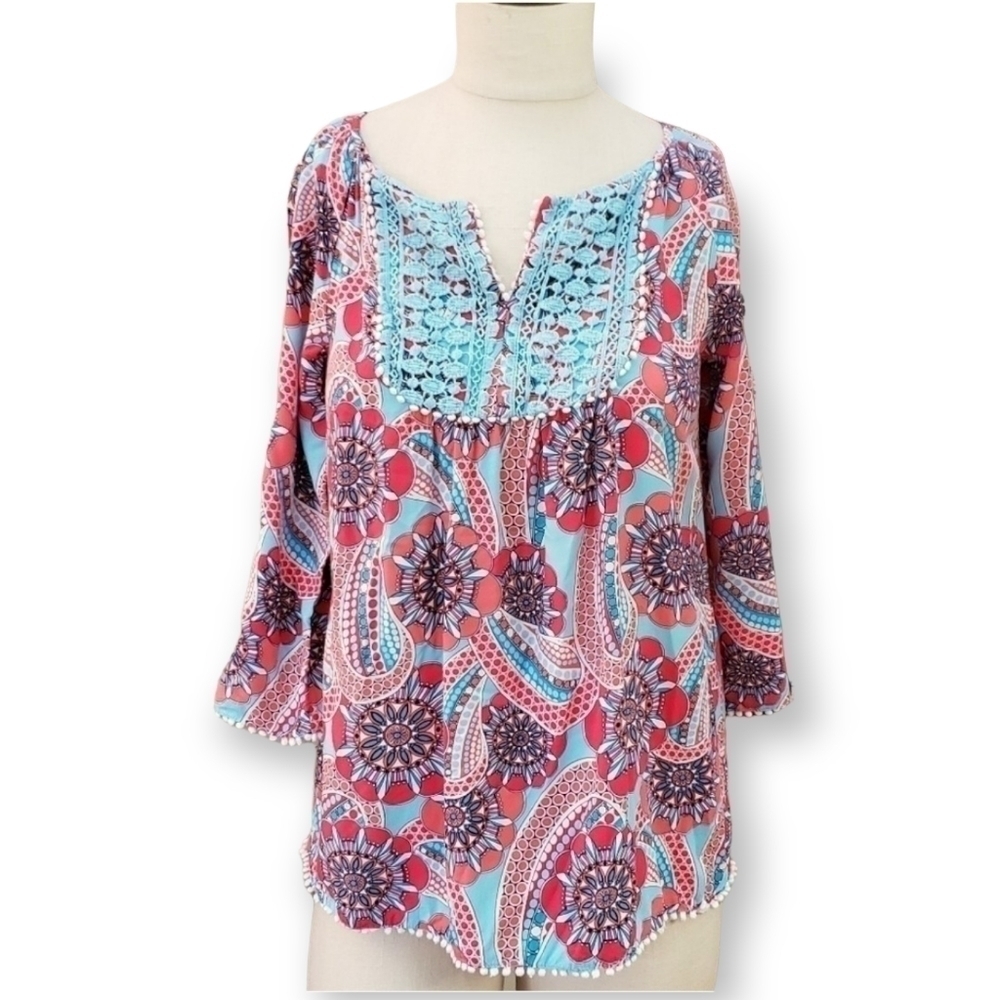 Crown & Ivy | XS embroidered sleeves & front panel